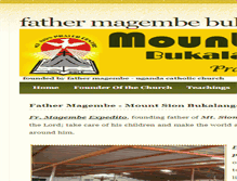 Tablet Screenshot of frmagembe.mtsionbukalango.org